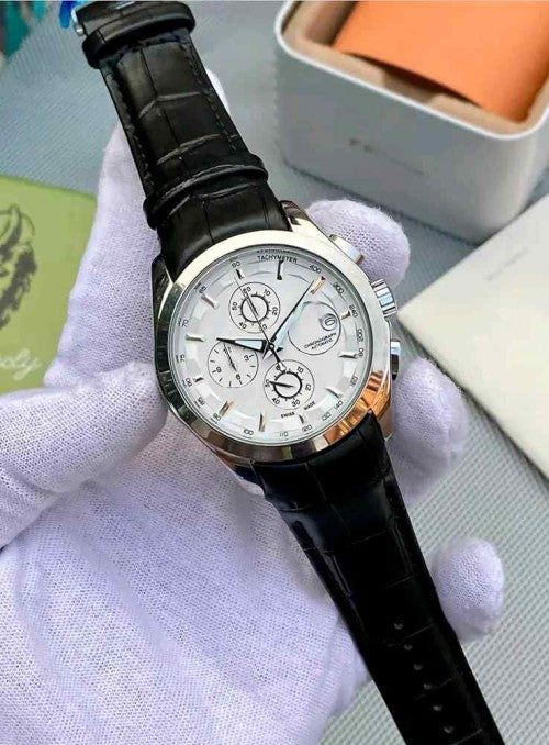 tissot_couturier black silver white dial