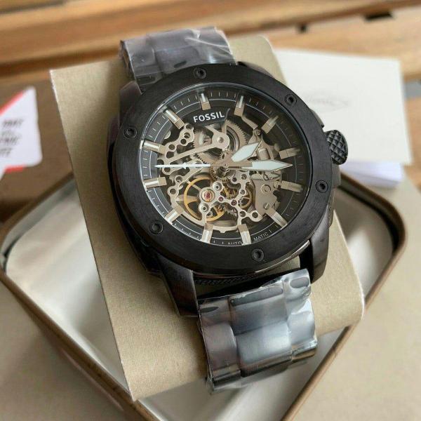 Fossil Skeleton Black Automatic watch