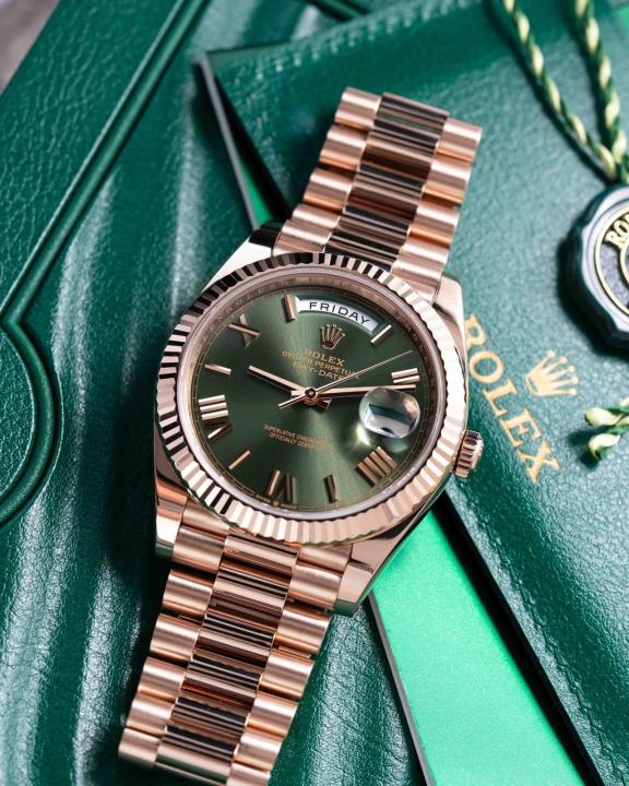 Role* Oyster perpetual Day Date watch