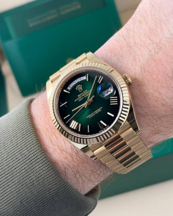 Rol*X Oyster perpetual Day Date watch